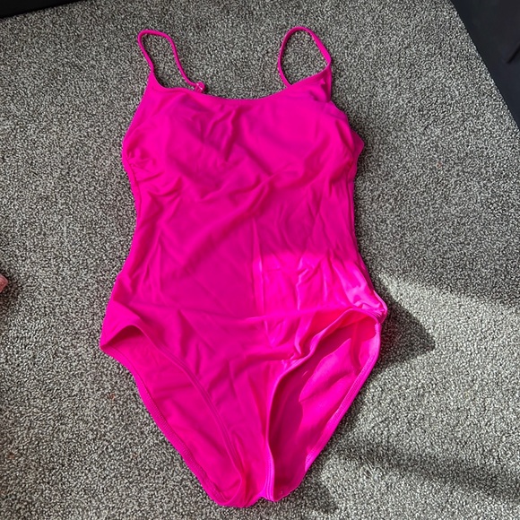 No Boundaries Swim Hot Pink One Piece Swimsuit Poshmark